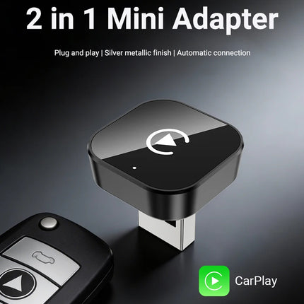 XUDA Carplay Android Auto Wireless Adapter Smart AI Box Car OEM Wired Android Auto To Wireless USB Dongle for Toyota Volvo