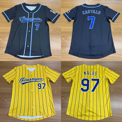 Men Baseball Jersey Women Baseball Jersey Custom Team Shirt Print Personal Name Number Stripe Hip Hop Sportswear Baseball T-shirt