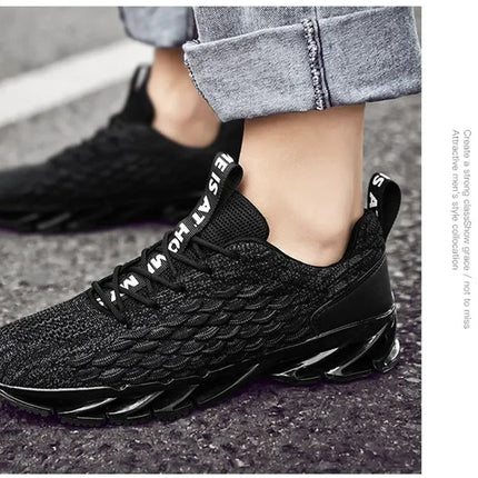 Men's Shoes Casual Sneakers Non Slip Breathable Running Shoe Mesh Tenis Outdoor Basketball Sports Tennis Shoes Zapatos De Hombre