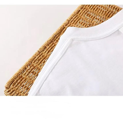 Summer Building Blocks 67 Six Seven Number Print Children's Short Sleeved Shirt Kid Fashion Cotton T-shirt Girl Tee Tops Clothes