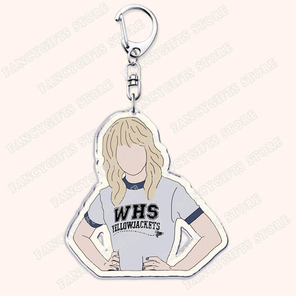 Yellowjackets Keychain for Accessories Bag Jackie Taylor Natalie Scatorccio Shauna Shipman Keyring Jewelry Fans Friends Gifts