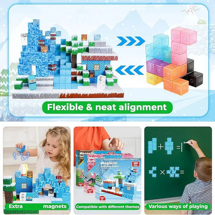 Ice Snow Magnet Blocks / Blocs Glace Neige