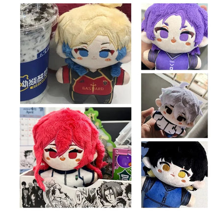 Mini Anime Plush Keychain Michel Caesar Mikage Reo Nagi Seishiro Chigiri Hyoma Bachira Meguru Cute Starfish body Doll Gifts