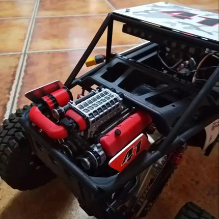 1/10 RC Car  Engine Model Decoration for 1/10 VP OPTIC H10 KIT TRX4 Defender AXIAL SCX10 RC4WD Sport Jeep K10 TF2 TRX6 G631
