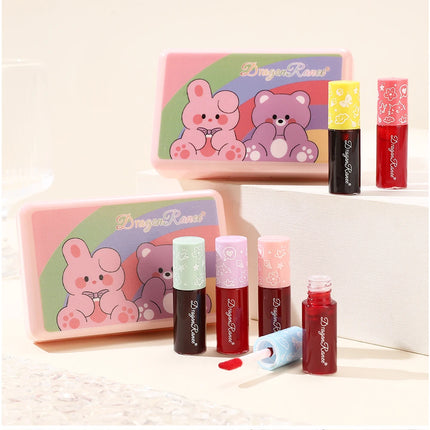 Hydrating Lip And Cheek Gloss Blush Set Long Lasting Moisturizing Color Lock Brightens Not Sticky Mini Lip Dye