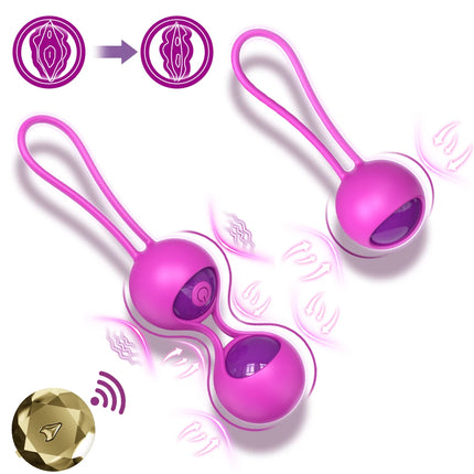 Remote Control Vaginal Ball Smart Geisha Kegel Ball Vagina Simulator Chinese Ben Wa Ball Tightening Exerciser Sex Toys for Women