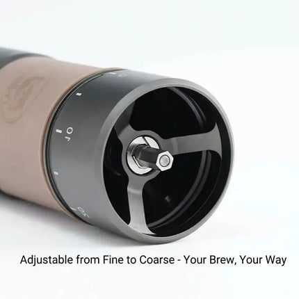 Upgrade Manual Coffee Grinder CNC Professional Stainless Steel Adjustable Manual Burr Coffee Bean Grinding 30g Capacity