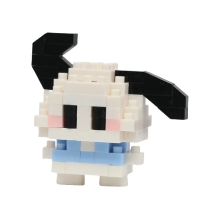 Sanrio Hello Kitty Kuromi My Melody Cinnamoroll Building Blocks Cartoon Figures Bricks Children's Assembly Toys Model Gift