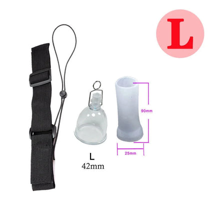 Penis Pump Extender Enlargement Belt Sleeve Vacuum Cup Hanger Set Sex Toys for Men Penile Enhancer Stretcher Bigger Tension Kit