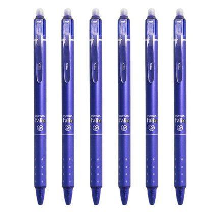 0.5mm Retractable Erasable Gel Pens Set with Refills Black Blue Gel Ink Built-in Eraser Office Supplies Exam Stationery Kit