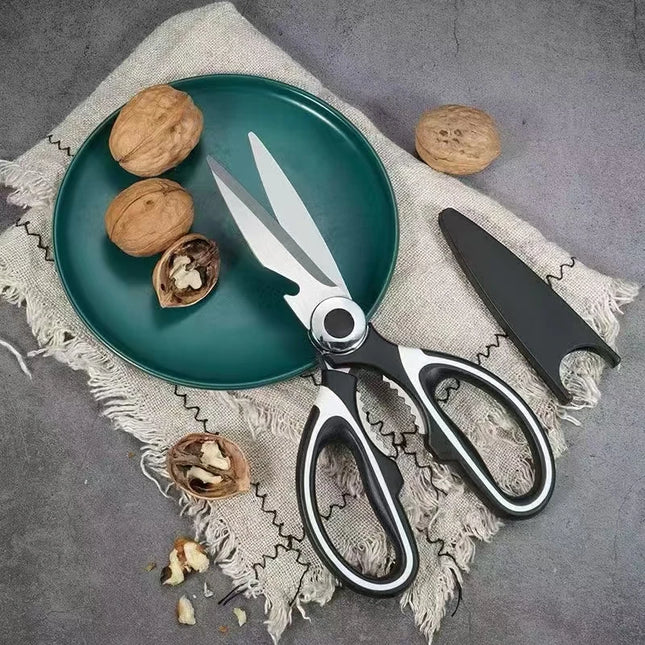 Multifunctional Kitchen Scissors Household Kill Fish Cut Vegetables Roast Broiler Bone Scissors Stainless Steel Scissors