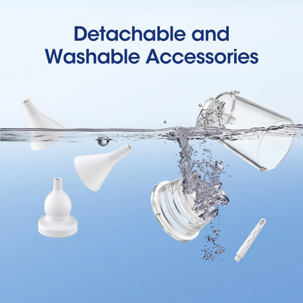 Electric Nasal Aspirator Handheld Ear Vacuum Wax Removal Tool Health Adults Kids Earwax Snot Sucker Swimming Ear Suction Cleaner