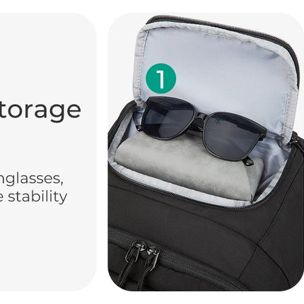 BAGSMART Travel Backpack Flight Approved  30L Lightweight Backpack for Men Women Waterproof Travel Bag with USB Charging Port