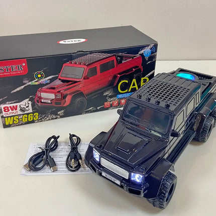 Portbable Wireless Speaker Car Shaped Model Support USB TF Card Aux TWS Handfree Stereo Surround Boombox Caixa De Som Bluetooth