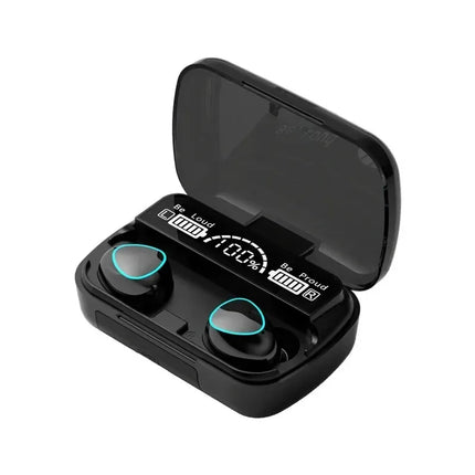 KEBIDUMEI Bluetooth Headphones in-ear Wireless Earphones LED Display Sport Game Headsets Waterproof Noise Reduction Earbud