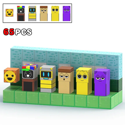 Sprunki Figures Magnetic Blocks Set Build Mine Magnet World Frozen Edition Sensory Toys Princess Castle Birthday Gifts for Kid