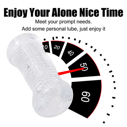 Adult Products Penis Trainer Transparent Vagina Male Masturbator Masturbation Cup Pussy Sex Toys for Men Aircraft Cup