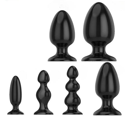 6 Sizes Anal Plug Big Buttplug Vagina Dilator G-Spot Butt Stimulator Sex Toys for Gay Couples Adult Games Women Men Masturbators