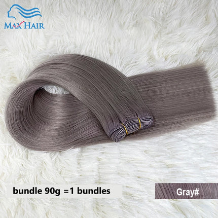 Straight 100%Human Hair Weft Bundles Extensions  Remy Natural Hair Sew In Weaves Brown Blonde Color Vietnamese Hair For Braiding