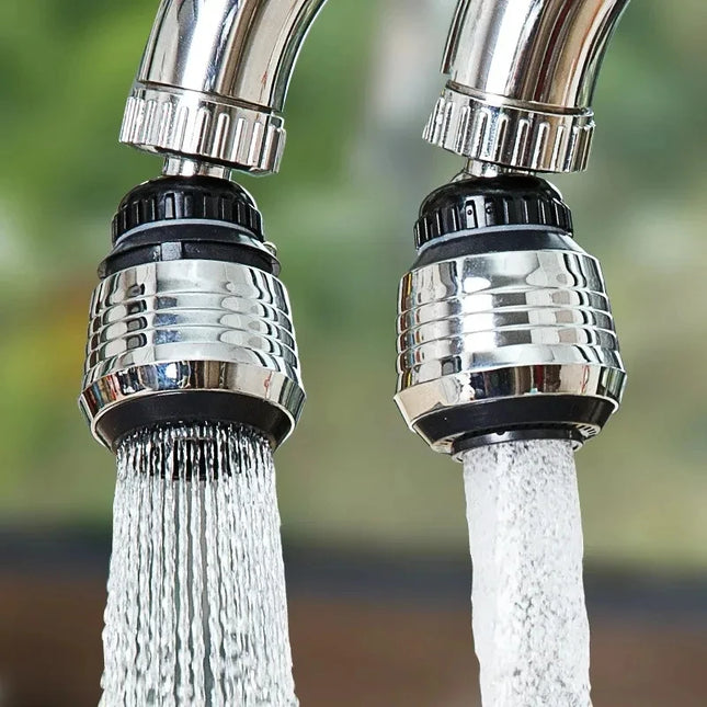 360 ° rotating kitchen long faucet pressure splash proof extended filtering foam kitchen universal faucet dual mode spray