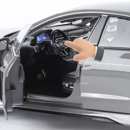 1:18 Scale RS7 Rolls-royce Phantom Car Toy Models Alloy Diecast Shock Absorption Doors Opened Sound Light for Adults Kids Gifts