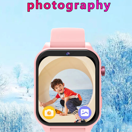 2025 New Smart Watch For Children HD Touch Screen Camera 18 Games Sleep Monitoring Alarm Clock Calculator Birthday Gift Boy Girl