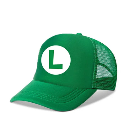 Cartoon Bros Embroidery Baseball Cap Adjustable Casual Sun Hat Hip Hop Caps Men Women Christmas Cosplay Party Gift ﻿