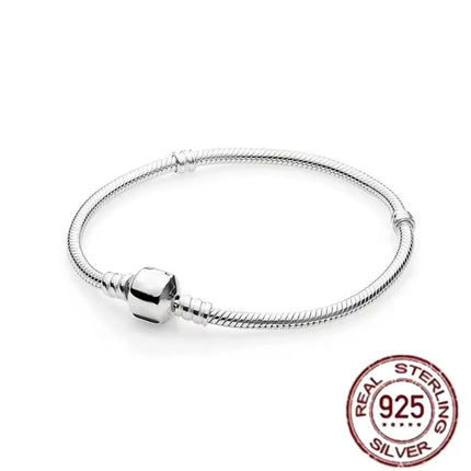 NEW 100% S925 pure silver Spider Man snake bone bracelet, suitable for original DlY bracelet, women's fashionable jewelry gift