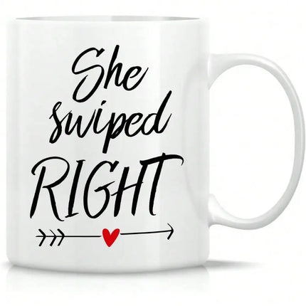 Fun Couples Mug, Girlfriend Mug, Boyfriend Mug, 11 oz Ceramic Coffee, Fun Birthday and Christmas Gift Inspiration