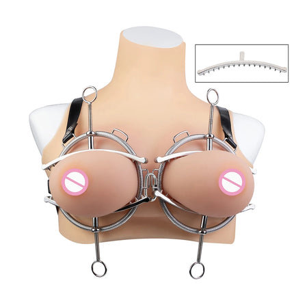 FRKO Weight Nipple Clamps Metal Breast Clips Spike Nipples Teasing Adult Female Chest Stimulator Chain Bondage Sex Toy For Women
