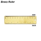 Ruler Brass 120mm