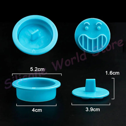 Silicone World 13PCS Set Baking Tools Smiling Face Cookie Molds Plastic Expression Embossing Mold DIY Flipping Sugar Cake Mold
