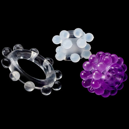 New Penis Ring Reusable Cock Ring Penis Enlargement Male Delayed Ejaculation Adult Sex Toys For Men Chastity Rings Sex Shop
