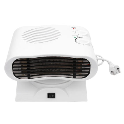 Portable Space Heater Cooler 2000W Auto Oscillating Desk Fan For Home Bedroom Living Room Office