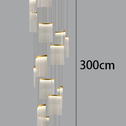 Modern home decor led lights pendant light lamps forstaircase Chandeliers for living room hanging light indoor lighting