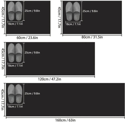 Simple Diatomaceous Earth Kitchen Mat Long Strip Restaurant Soft Mat Household Non-slip Mat Bathroom Absorbent Mat Doormat