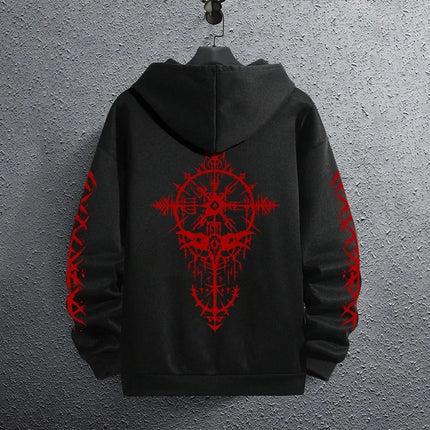 2025 Brand New Black Sweatshirts Autumn Winter Male Daily Casual Sporty Jogging Hoodie Men's Outwear Fashion Pullover