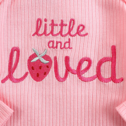 3PCS Baby girl onesie New style baby girl clothes Spring/Autumn long-sleeved onesie Cotton fabric Suitable for 0-9months