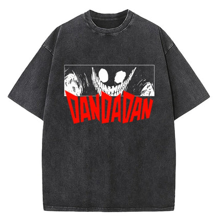 Japanese Anime Dandadan Okarun T-shirt Men T Shirt Cartoon High Quality Cotton Tshirt Aesthetic Fashion Tee Male