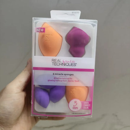 Orange Slanted Cut Makeup Sponge Beauty Egg Dry Wet Use Cross-Border Shipping Cosmetic Puff for General Population