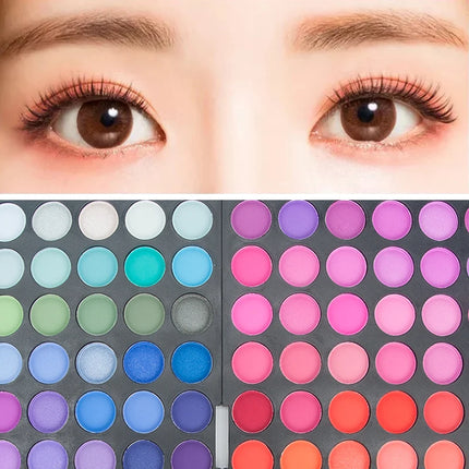 120 Color Eyeshadow Palette Glitter Matte Shimmer Finishes Eye shadow Palette Colorful High Pigment Eyes Makeup Palette for Part