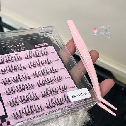 Stainless Steel Eyelash Tweezers False Eyelashes Applicator lash extenstions Removal Tweezer fake Lashes Extension makeup tools