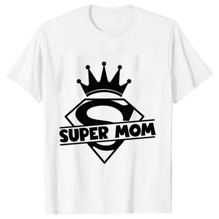 Family Matching Outfits Set Super Mom Dad Best Son Ever Funny Tee Shirt Lovely Birthday T-shirt Funny Family Party Graphic Tops