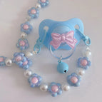 Blue bow bell