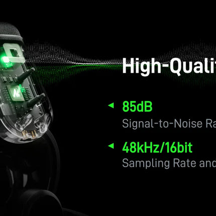 maono Wave T1 mini Wireless Lavalier Microphone Mini Lapel Mic for iPhone Android PC AI Noise Cancellation for Video Recording