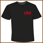 Black (Chest Logo) / XS / No