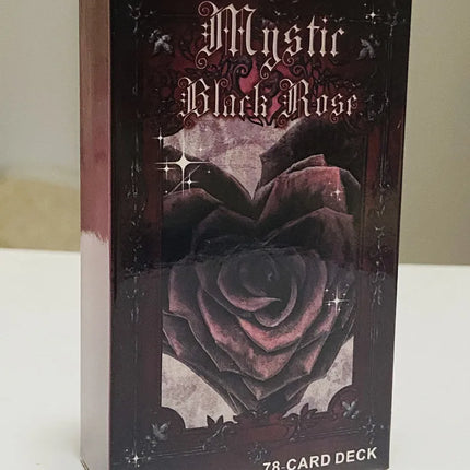 Mystic Black Rose Oracle Deck 78 Pcs Situations Tarot Cards Twin Flame Love Keywords Deck Healing Shadow Work Unique
