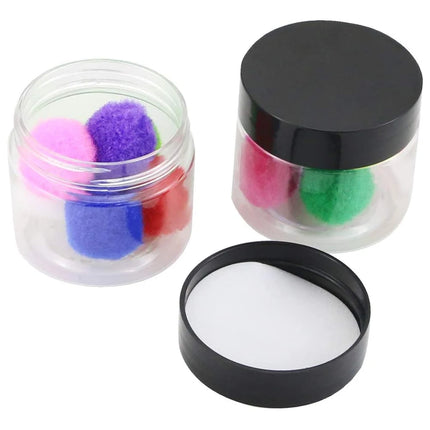 20/30/50pcs 50g 50ml Plastic Cosmetics Jar Makeup Box Travel Face Cream Bottle Container Empty Makeup Jar Pot Refillable Bottles