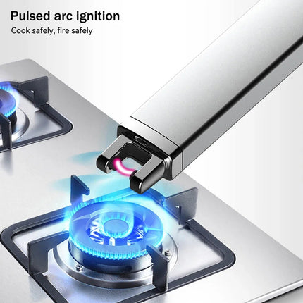 Electric Arc Ignition Windproof Pulse Flameless Plasma Ignition Candle Lighters USB Rechargeable Lighter Kitchen Outdoor BBQ
