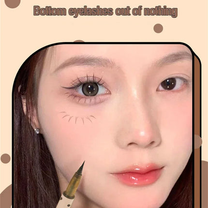 Ultra-fine Eyelash Pen Liquid Eyeliner Eyeshadow Stick Lying Silkworm Pencil Brown Grey Lasting Waterproof Cosmetic Makeup Tools